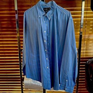 Polo Men Button Up Shirt Size XL